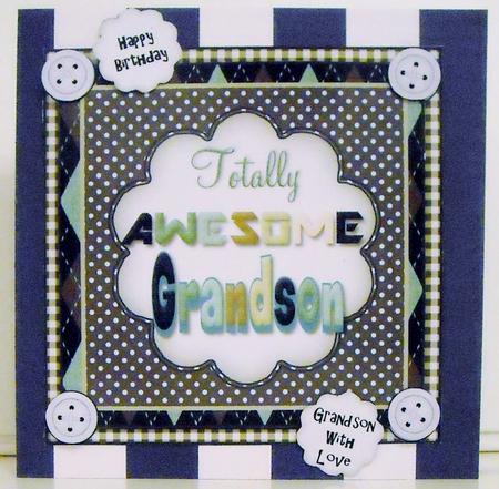 Totally Awesome Grandson by Pam Stubley