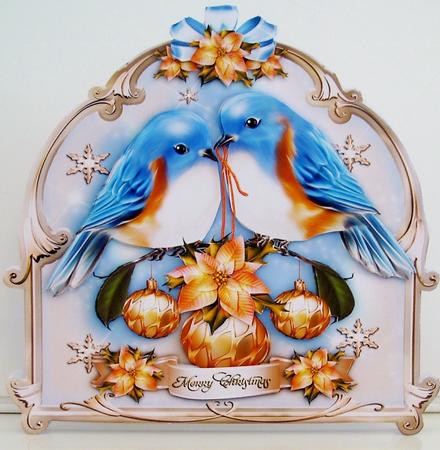 Christmas Birds Song Card Kit by Pam Stubley
