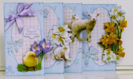 4-fold Card Kit - Spring Time by Pam Stubley
