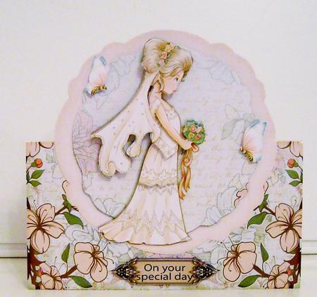 Over the Top Card Bride Wedding 589 by Pam Stubley