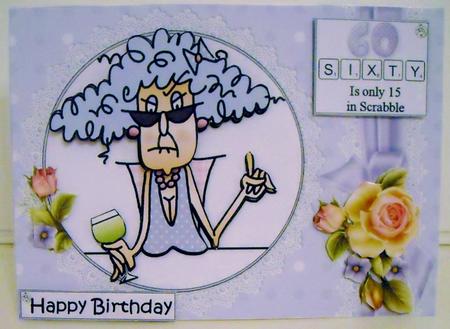 Stella Plays Scrabble 60th by Pam Stubley