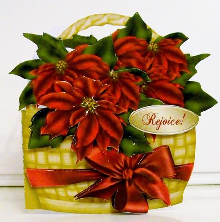 Flower Basket Mini Kit - Christmas Basket by Pam Stubley
