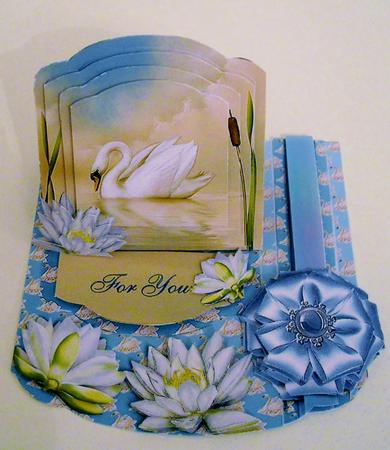 Royal Swan Easel Topper Kit by Pam Stubley