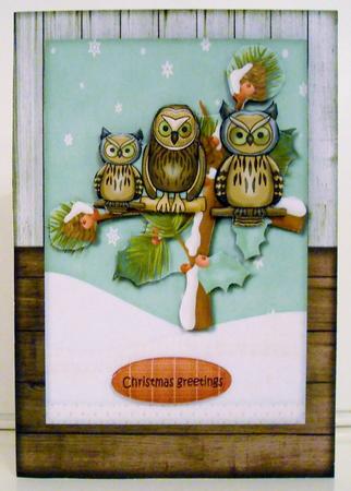 Christmas Owls by Pam Stubley