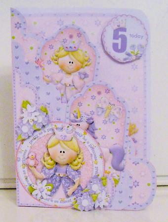 Little Princess Scallop Pocket Card Kit by Pam Stubley