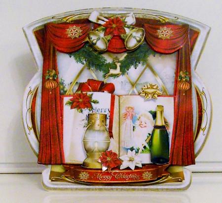 Vintage Christmas Windows with Decorative Card Kit by Pam Stubley