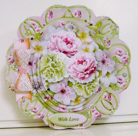 Shabby Flowers - Fancy Shaped Card Mini Kit by Pam Stubley