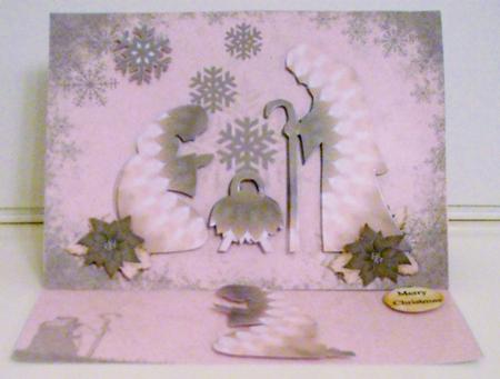 Heavenly Kaliedoscope Nativity Christmas Decoupage Mini Kit by Pam Stubley