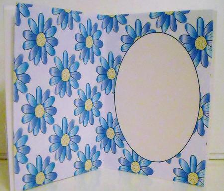 Blue Daisy Insert 4 by Pam Stubley