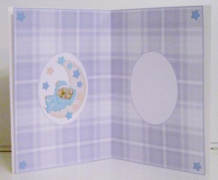 New Baby Boy Blank Insert by Pam Stubley