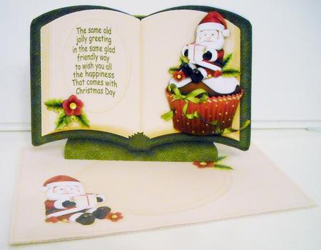Christmas Book - Santa Clause Cupcake by Pam Stubley