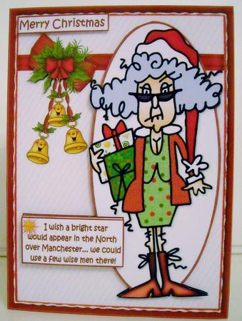 Stella Needs a Few Wise Men in Manchester Quick Card by Pam Stubley
