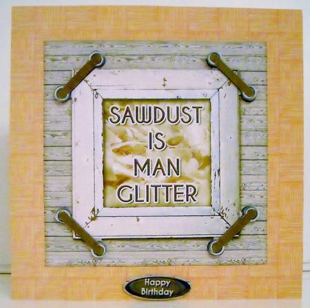 Sawdust is Man Glitter by Pam Stubley