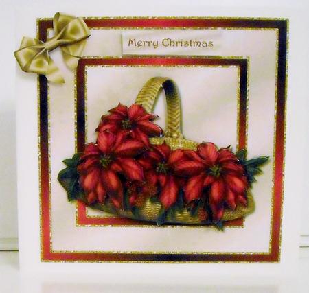 Basket Poinsettias Mini Kit by Pam Stubley