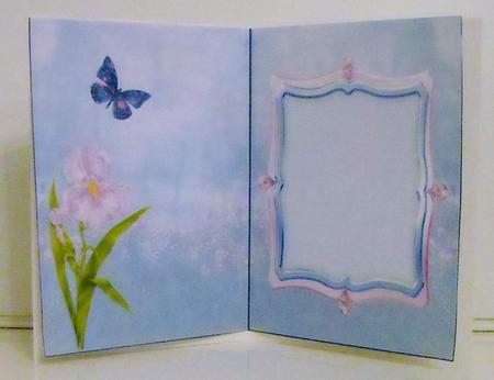 Pail Lilac Iris Insert by Pam Stubley