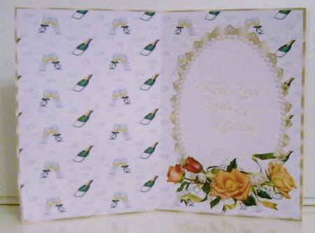 Champagne & Bubbles True Love Lasts a Lifetime Insert by Pam Stubley