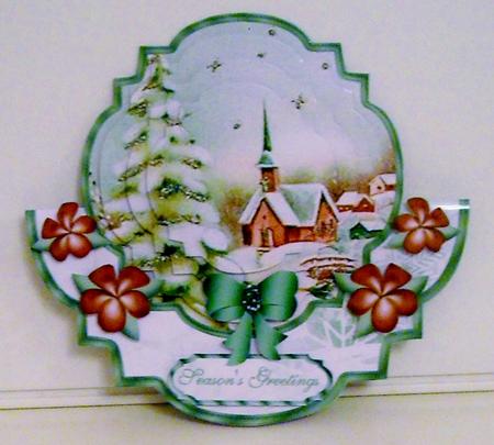 Christmas Carols - Shaped Wobble Card Mini-kit by Pam Stubley