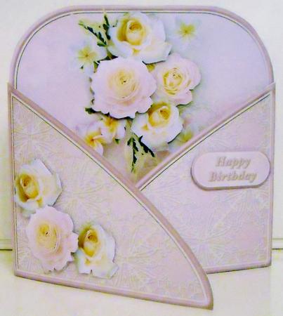 Rose Garden - Crossover Gatefold Card Mini Kit by Pam Stubley