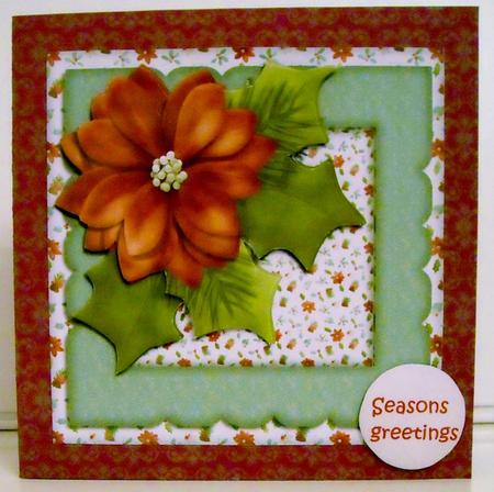 Christmas Poinsettias by Pam Stubley
