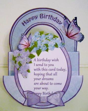 Stepper Rocker - Lilacs & Butterflies by Pam Stubley