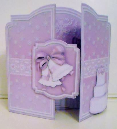 Winter Wedding Gatefold Card Kit by Pam Stubley