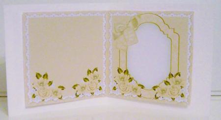 Lily of the Valley Wedding Day to Fit 6in Folded Insert by Pam Stubley