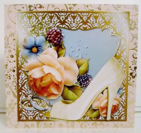 Wedding Card Mini Kit - Golden Wedding Anniversary by Pam Stubley
