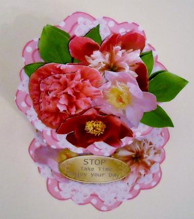 Pocket Full of Posies - Scallop Flower Easel Kit by Pam Stubley