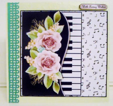 Music & Gorgeous Roses Mini Kit by Pam Stubley