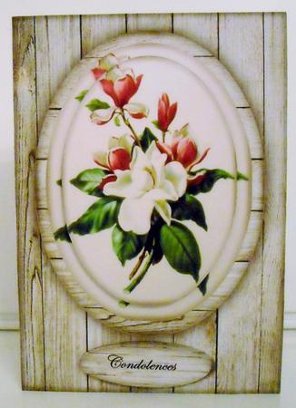 Vintage Sympathy Magnolias by Pam Stubley