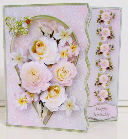 Shabby Posy - Wavy Offset Card Mini Kit by Pam Stubley