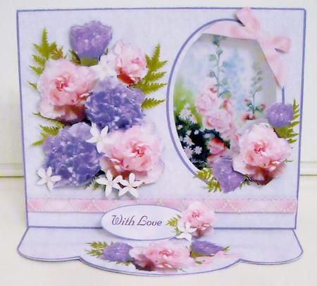 C-thru Easel 3D Card Kit - Carnation Cameo by Pam Stubley