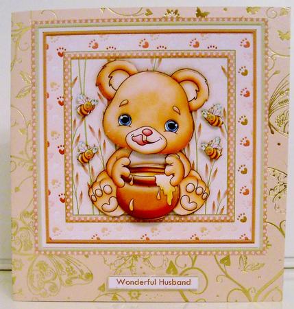 Bees to the Honey Pot 8x8 Birthday Valentines Mini Kit by Pam Stubley