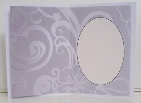 Silver Floral Butterfly Insert 3 by Pam Stubley