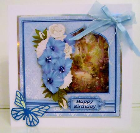 Summer Days Blue Posy Mini Kit by Pam Stubley