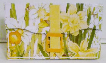 Daffodils Floral 3D File Purse Mini Kit by Pam Stubley