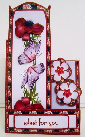 Dl Stepper Kit - Anemones & Butterflies by Pam Stubley