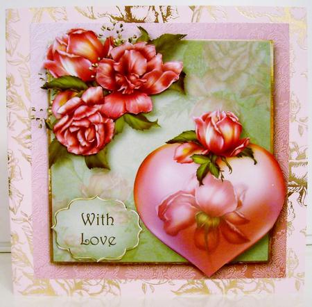 Hearts & Flowers - Glory Roses by Pam Stubley