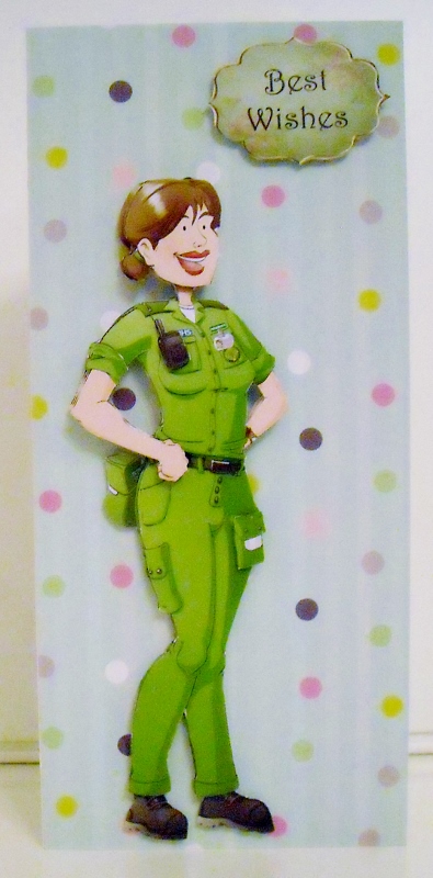 Paramedic Dudess Decoupage Sheet by Pam Stubley