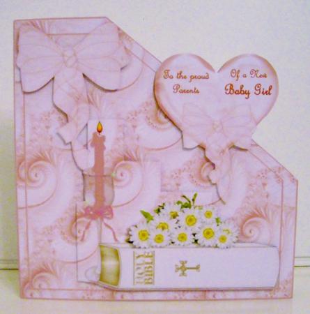 Over the Corner Baby/christening Girl by Pam Stubley