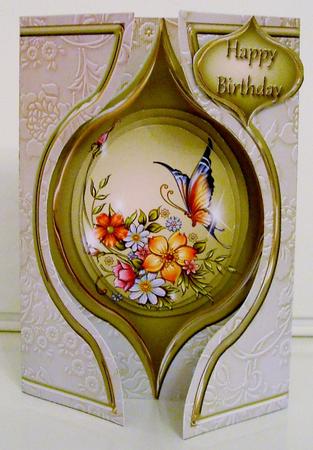 Flowers and Butterfly Gatefold Mini Kit by Pam Stubley