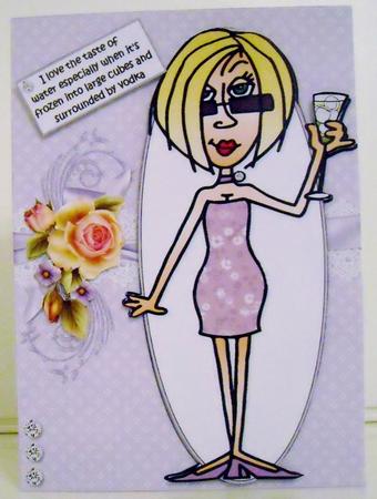 J.j Loves Water Quick Card by Pam Stubley