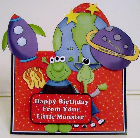 Pop Out Oval Mini Kit - Out of This World by Pam Stubley