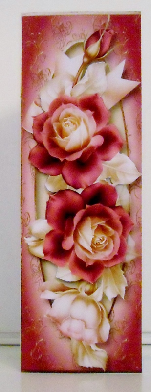 Beautiful Pink & Pastel Roses Large Dl by Pam Stubley