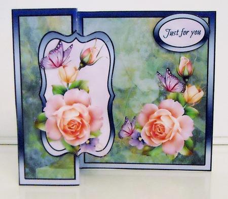 Fold Back - Spring Rose by Pam Stubley