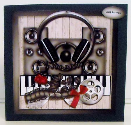 Male Card Music Mini Kit by Pam Stubley