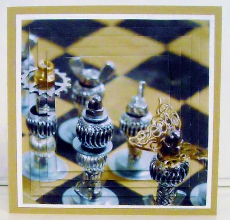 Simply - Steampunk Chess Set + Insert & Tag by Pam Stubley