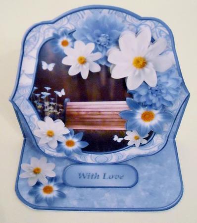 A Quiet Place - Shaped Easel Card Mini Kit by Pam Stubley