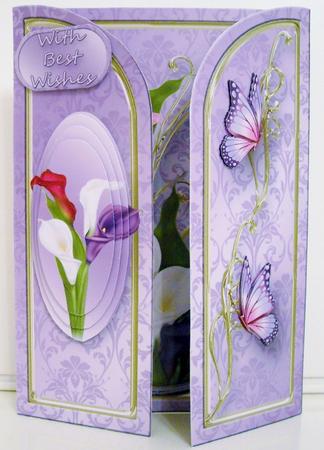 Calla Lilies 5 x 7 Gatefold Mini Kit by Pam Stubley