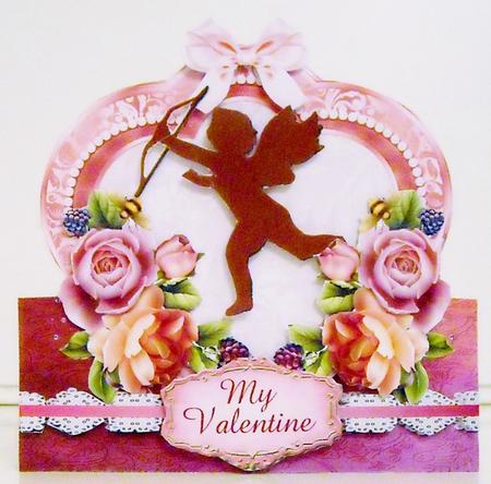 Silhouette Valentine Shaped Card Mini Kit by Pam Stubley